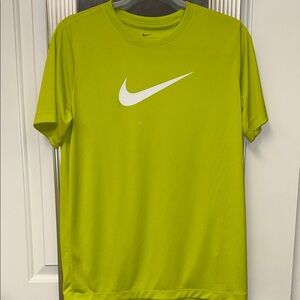 Nike Boys Bright Green Short Sleeve Dri-Fit Tee